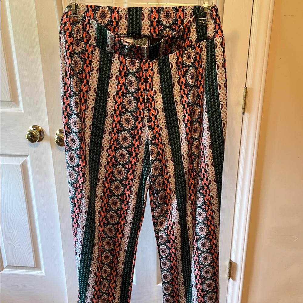 New Directions Multicolor Striped Women's Pants